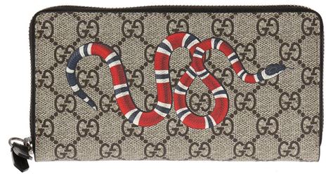 gucci snake gg zip around wallet|Gucci wallet snake review.